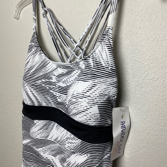 Paradise Bay Sport swimming suit tankini sz: 14 - Picture 10 of 11